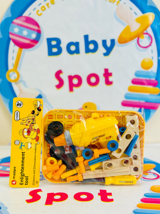 Creative Tools Set For Kids With Drill Machine