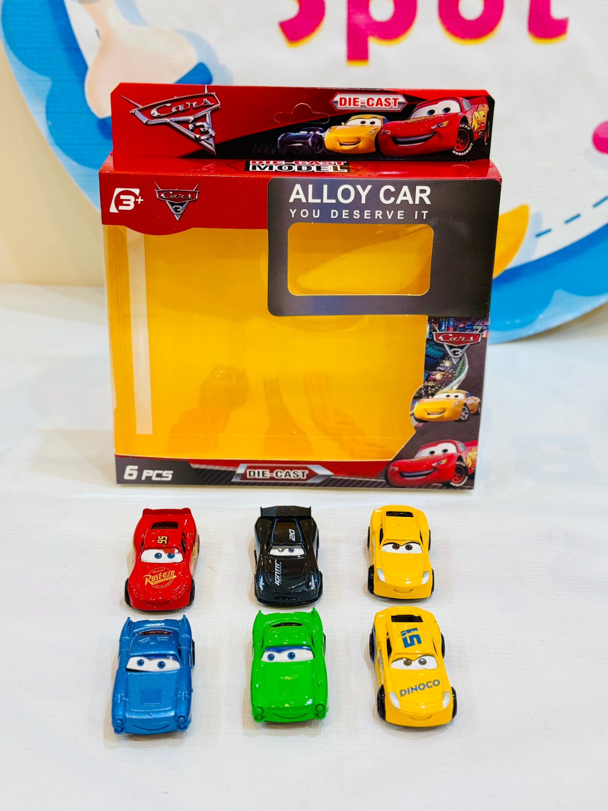 Rev up your child's imagination with this 6-Piece Character Metal Cars Set! Perfect for little car enthusiasts, this set features vibrant, detailed cars inspired by their favorite characters. Made from premium-quality metal, these mini cars are built for speed, style, and endless playtime fun.