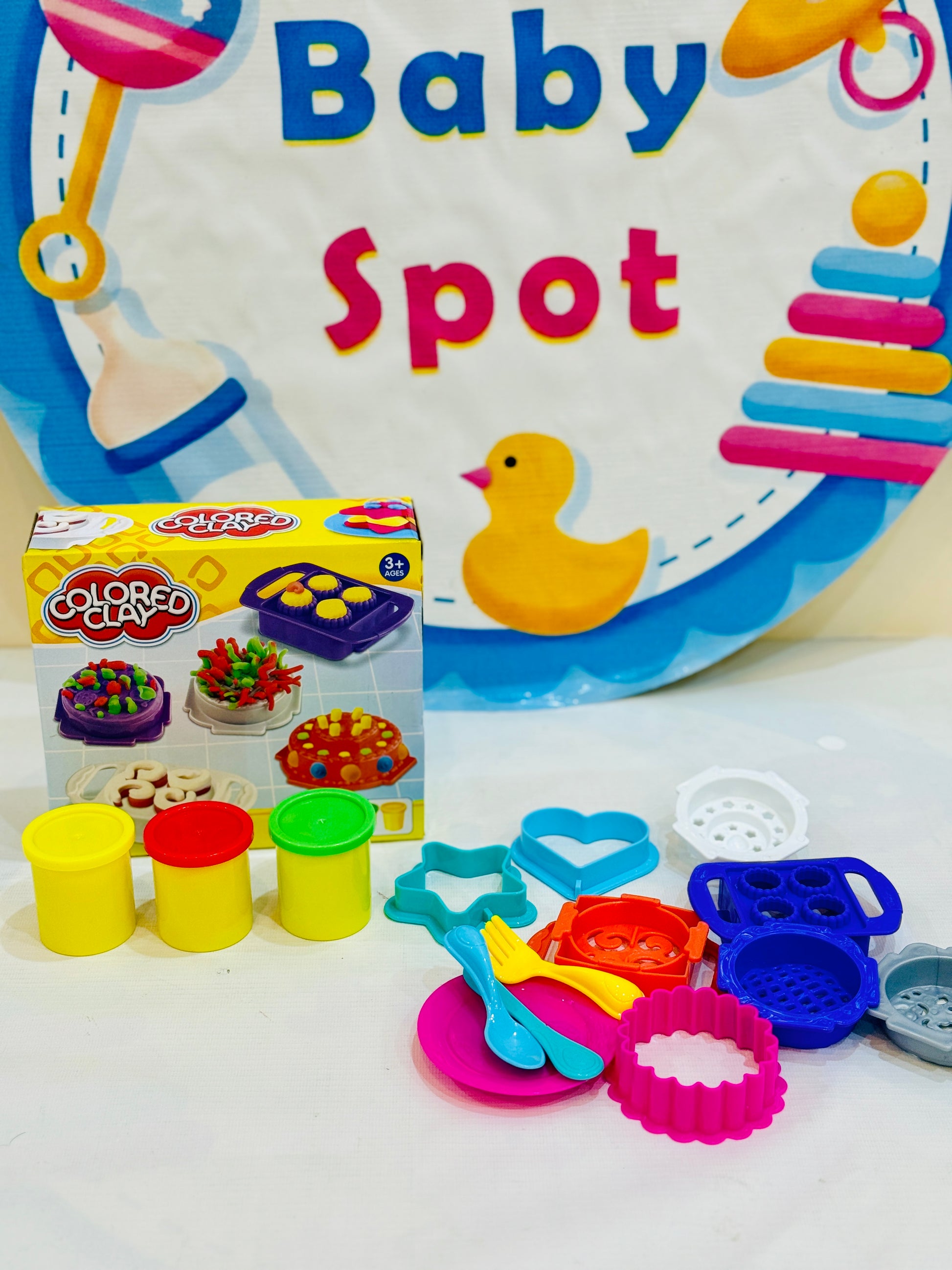 Let your child's imagination run wild with this Kids Colored Clay Set! Made from high-quality material, this set is perfect for shaping, molding, and creating endless clay masterpieces.