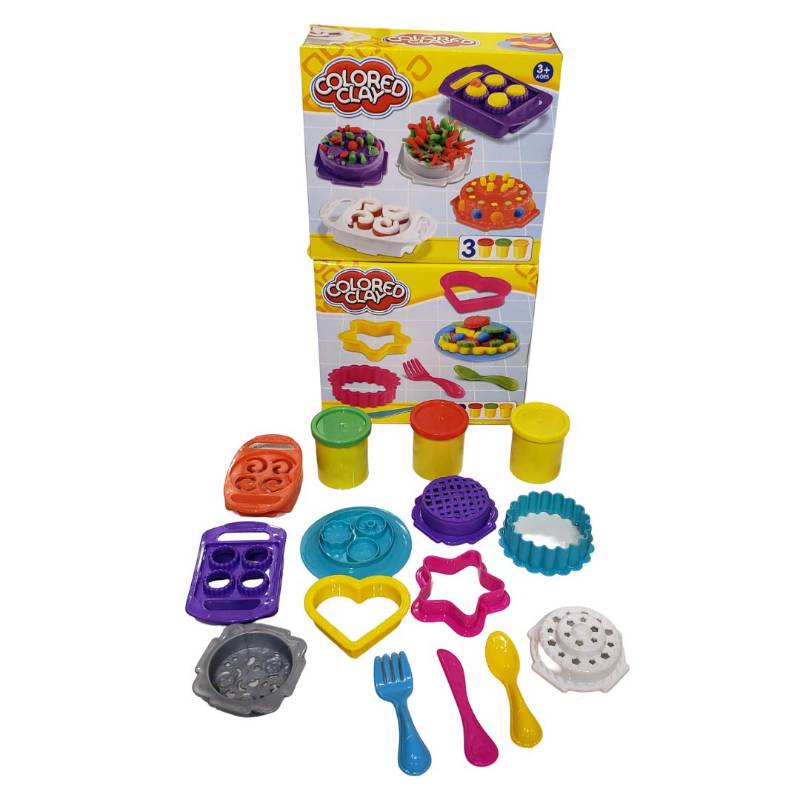 Let your child's imagination run wild with this Kids Colored Clay Set! Made from high-quality material, this set is perfect for shaping, molding, and creating endless clay masterpieces.