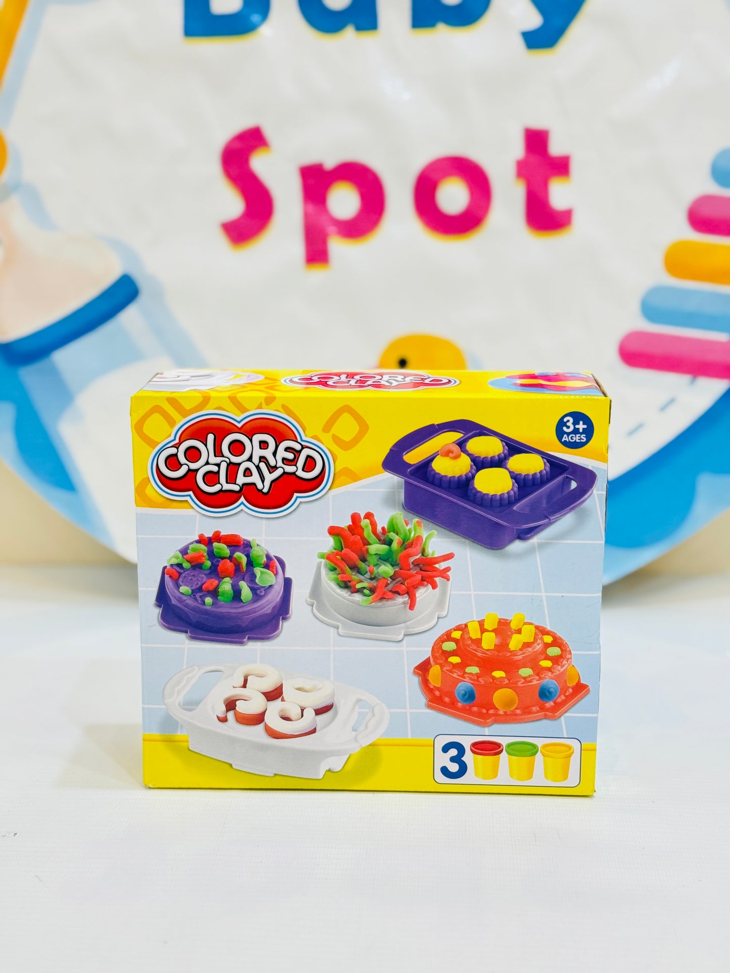 Let your child's imagination run wild with this Kids Colored Clay Set! Made from high-quality material, this set is perfect for shaping, molding, and creating endless clay masterpieces.