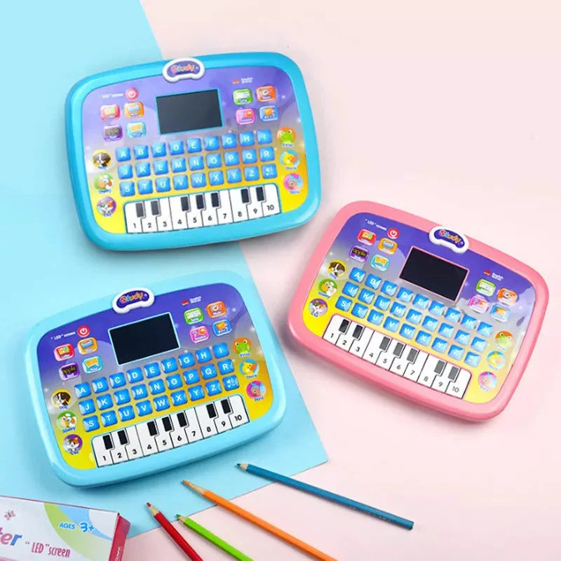 Give your child the ultimate learning experience with our Intelligence Tab Toy, a perfect blend of education and entertainment! Featuring a vibrant LCD screen, this interactive tablet helps kids explore letters, numbers, words, and more through fun games and engaging lessons.