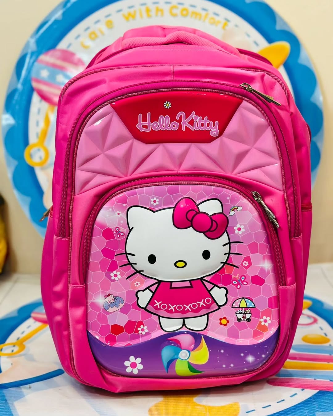Hello Kitty School Bag β Cute & Stylish! ππ±
Let your little one step into the day with Hello Kitty charm! This adorable 18-inch school bag features a sweet and stylish Hello Kitty design, perfect for school, travel, and everyday fun.
π Why Kids Love It?
β
 Spacious & Organized β Large main compartment for books, notebooks & supplies πβοΈ
π‘οΈ Durable & Lightweight β Made from high-quality fabric for daily adventures π
π Padded Straps & Back β Ensures all-day comfort πΌ
π Cute Hello Kitty Design β A m