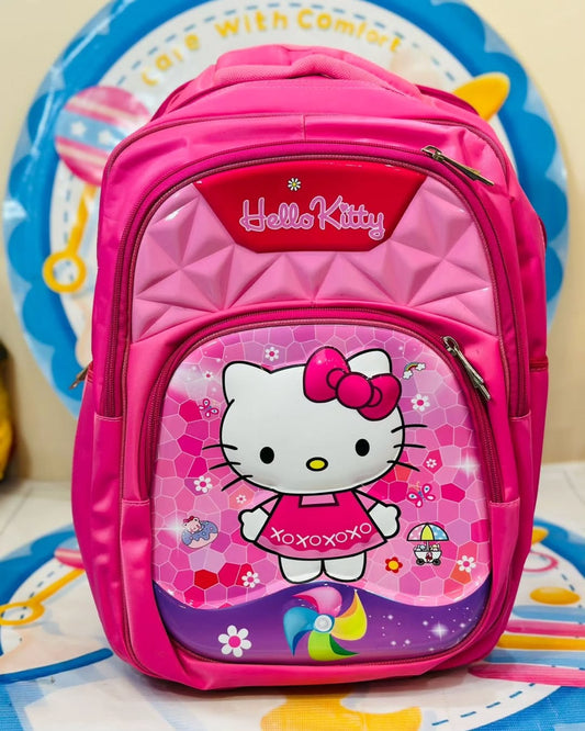 Hello Kitty School Bag – Cute & Stylish! 🎀🐱
Let your little one step into the day with Hello Kitty charm! This adorable 18-inch school bag features a sweet and stylish Hello Kitty design, perfect for school, travel, and everyday fun.
🎀 Why Kids Love It?
✅ Spacious & Organized – Large main compartment for books, notebooks & supplies 📚✏️
🛡️ Durable & Lightweight – Made from high-quality fabric for daily adventures 🎒
🎒 Padded Straps & Back – Ensures all-day comfort 💼
💖 Cute Hello Kitty Design – A m