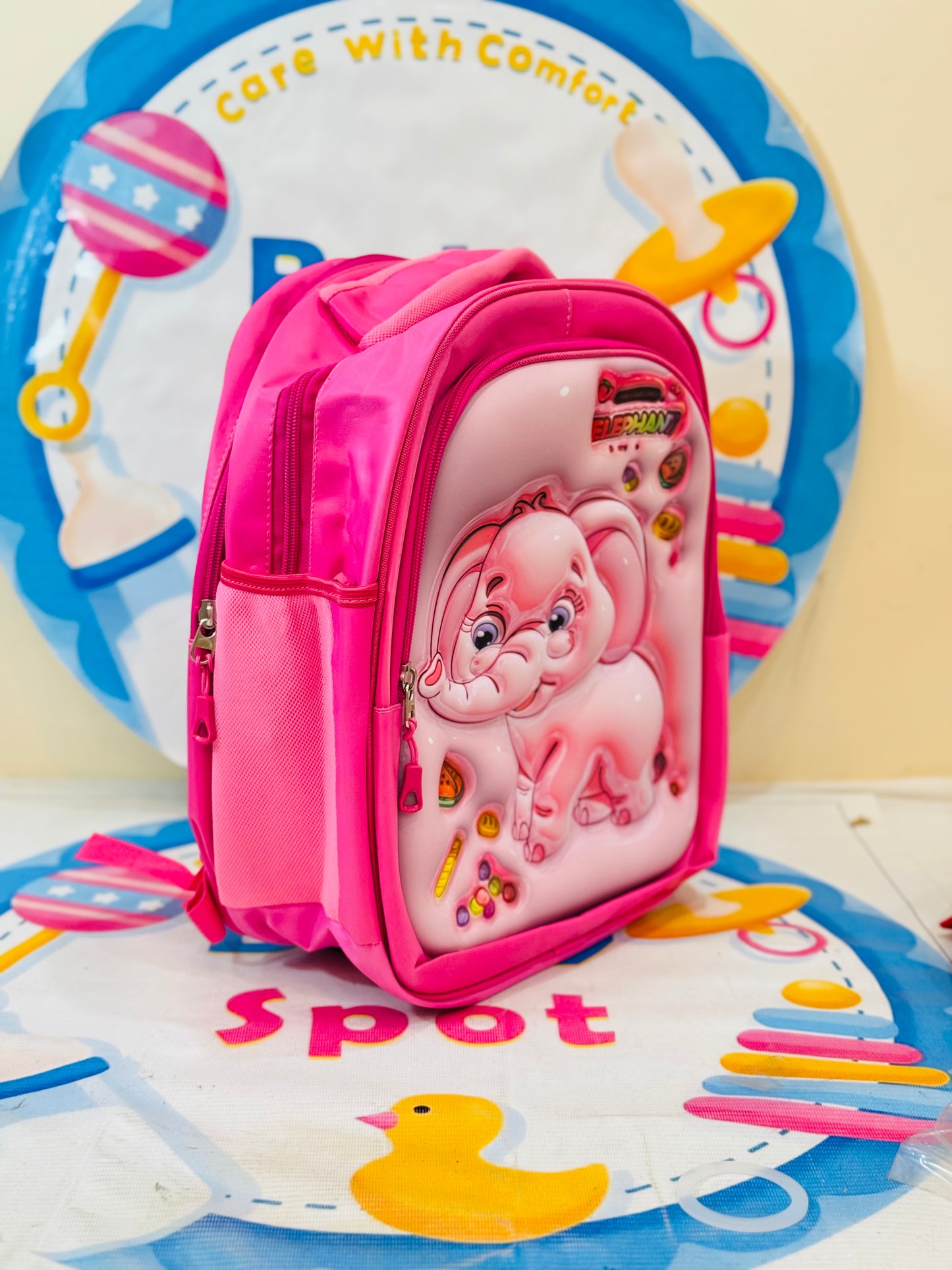 16-Inch Cute Elephant School Bag β Adventure-Ready for Little Explorers! ππ