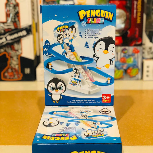 🐧 Penguin Track Set – Sliding Fun with Music & Lights! 🎶✨