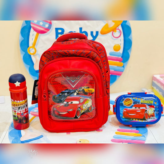 15 to 16 inches car themed bag set- prep UpTo 2 class