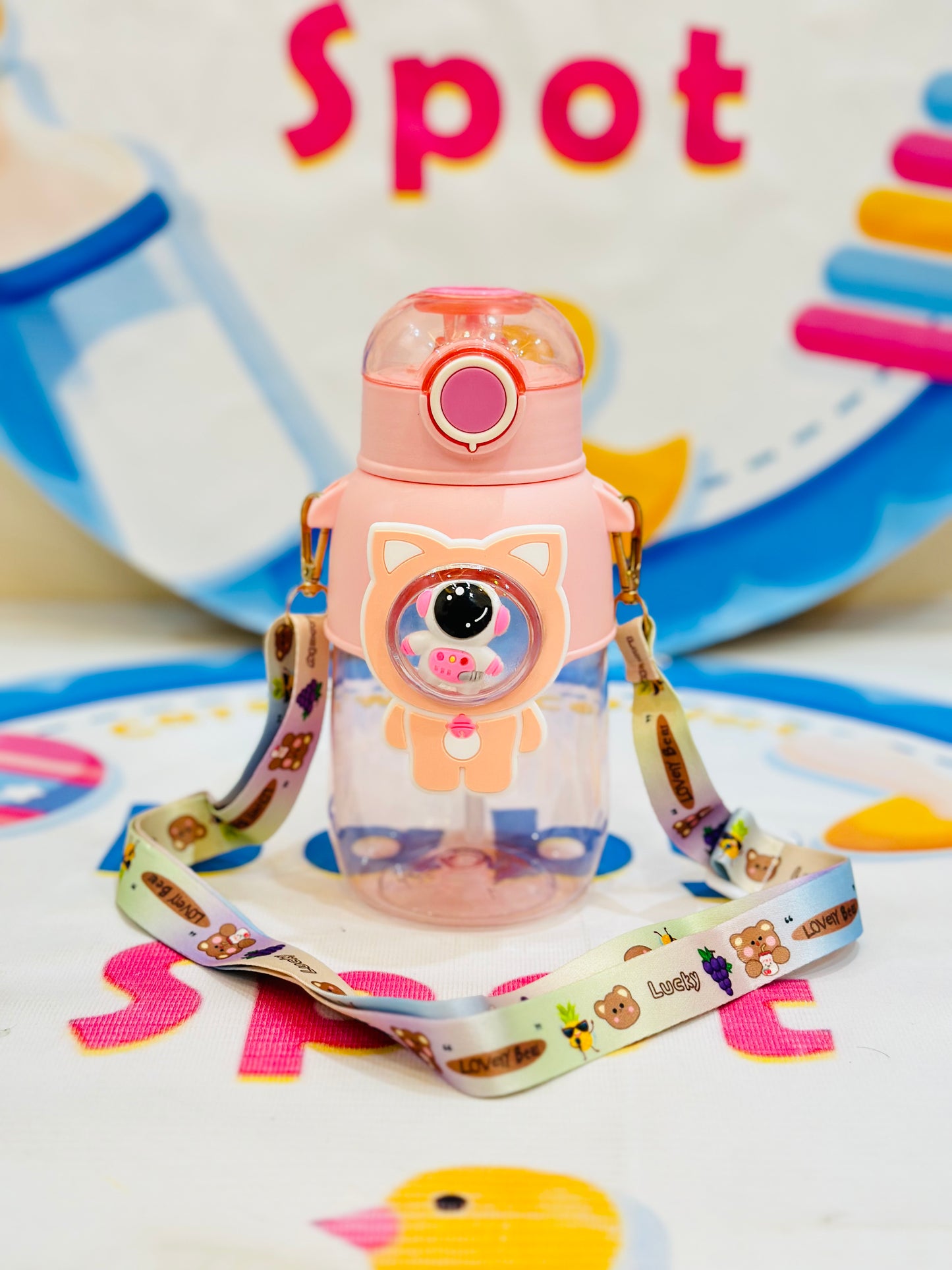 Keep your little one refreshed with this high-quality, BPA-free Sipper Bottle, designed for school, travel, and everyday adventures. With a spill-proof design and lightweight build, it's easy for kids to carry and use on their own.