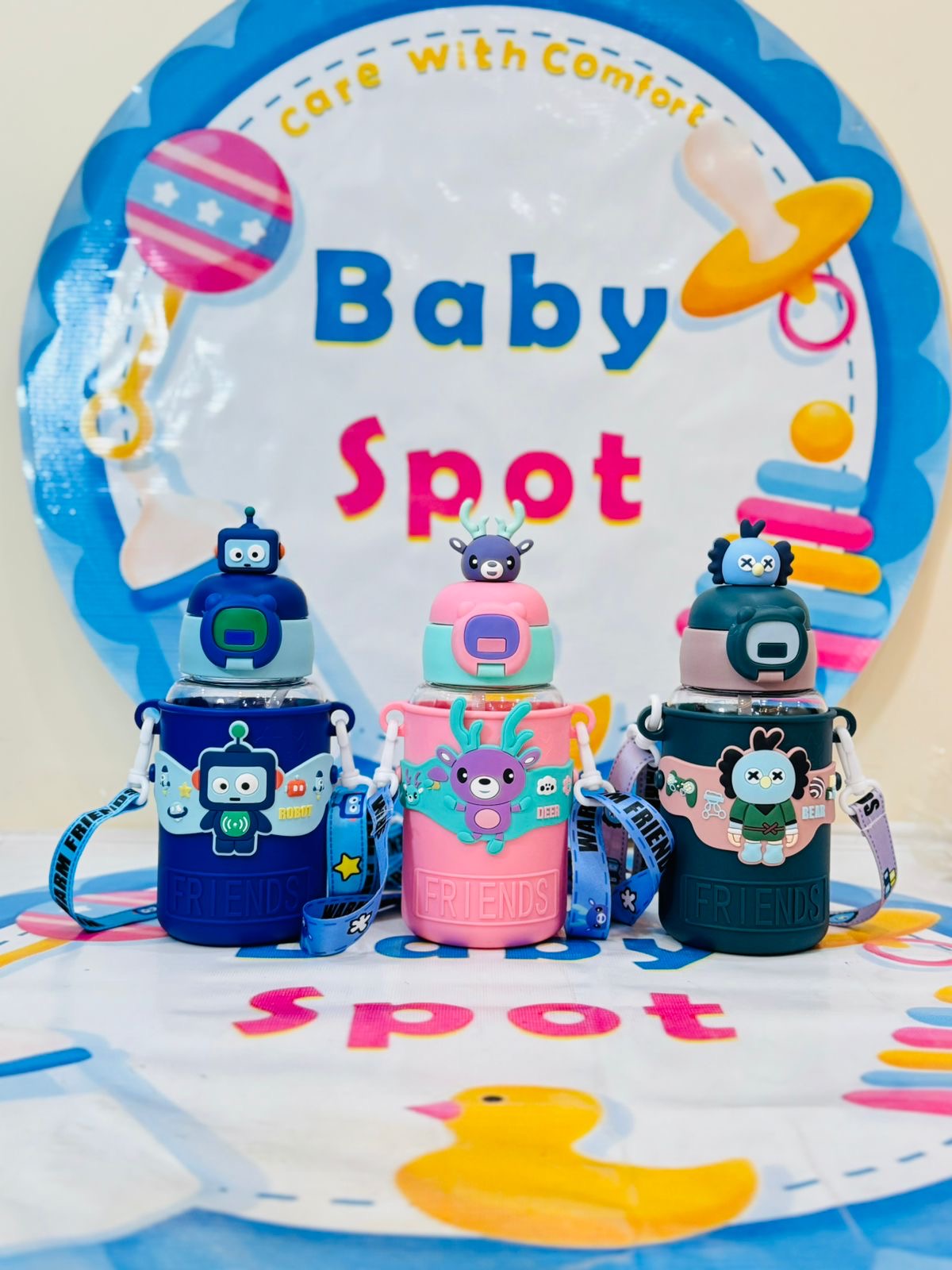 Keep your little one refreshed with this high-quality, BPA-free Sipper Bottle, designed for school, travel, and everyday adventures. With a spill-proof design and lightweight build, it's easy for kids to carry and use on their own.