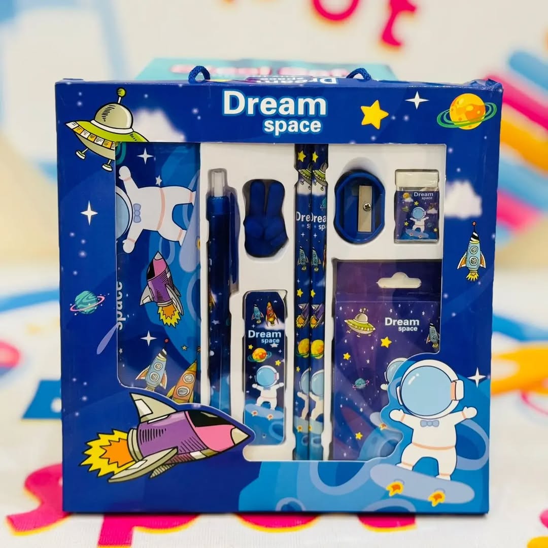 Ultimate Stationery Set β Geometry & Crayons for Creative Minds