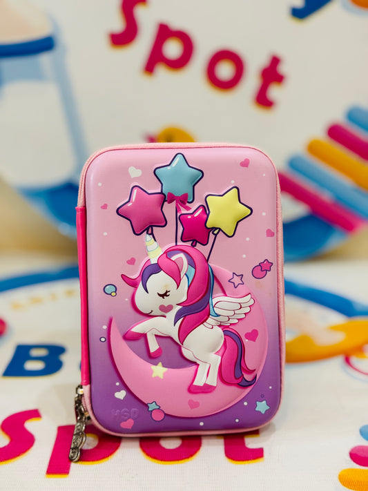 Unicorn 3D Embossed Pencil Case – Magical & Fun! 🦄✨
Let your little one add a touch of magic to their school day with this Unicorn 3D Embossed Pencil Case! Made with durable fiber material, this whimsical unicorn pouch keeps stationery organized while featuring a beautiful 3D embossed unicorn design that sparkles with charm.
✨ Features:
✅ 3D Embossed Design – Adorable unicorn graphic for a magical look 🌈🦄
✅ Durable Fiber Material – Strong and long-lasting to protect essentials 💪
✅ Spacious & Organized
