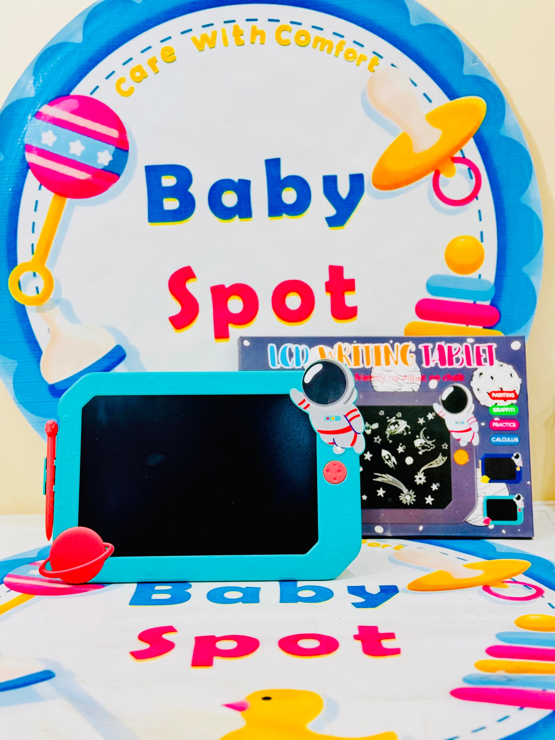 Let creativity flow with the 10-Inch LCD Writing Tablet, a lightweight and eco-friendly way for kids to draw, write, and doodle without the mess! With a colorful screen, easy pen holder, and one-key lock, it's perfect for learning, sketching, and playing anytime, anywhere.