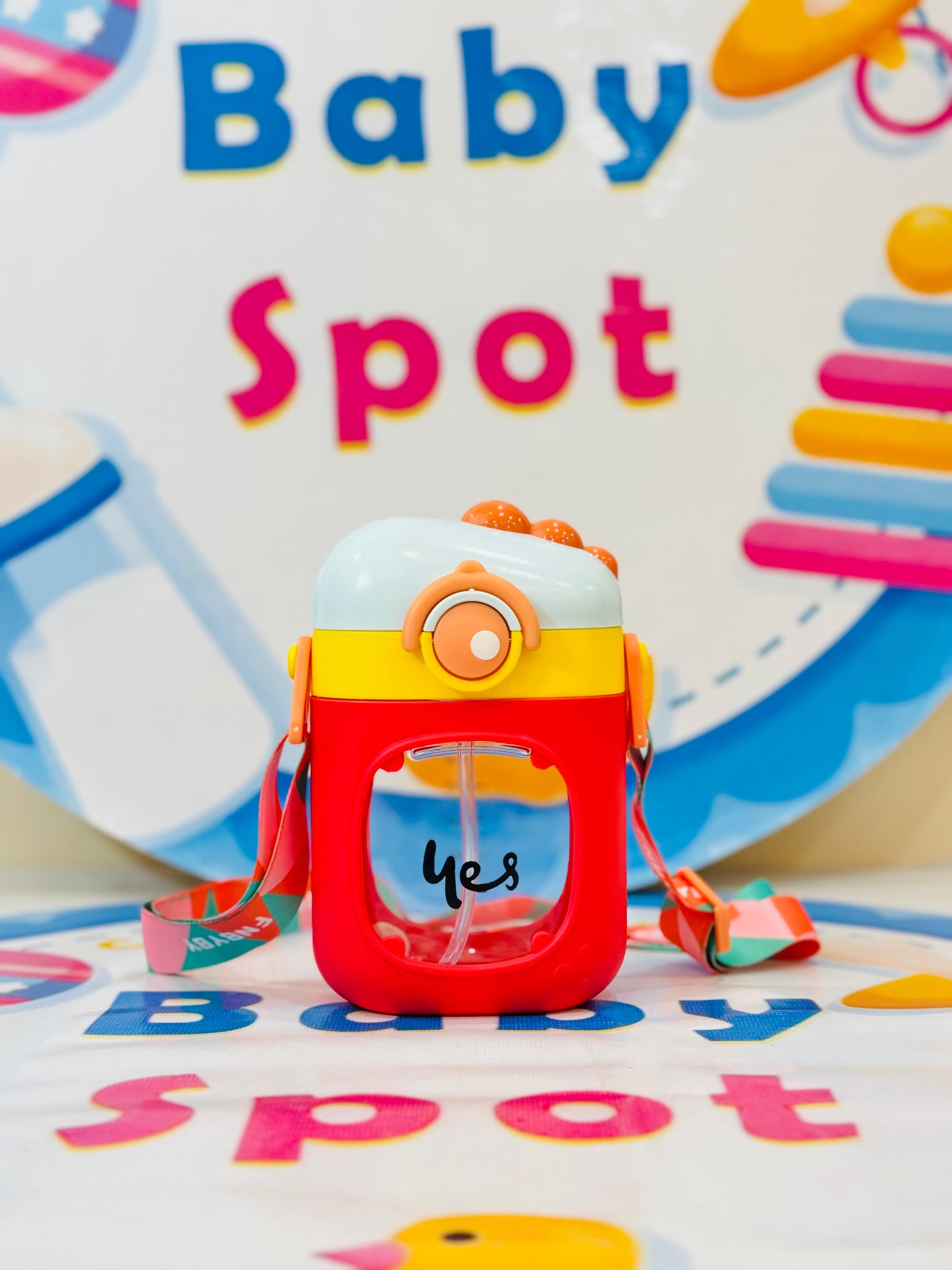 Keep your little one refreshed with this high-quality, BPA-free Sipper Bottle, designed for school, travel, and everyday adventures. With a spill-proof design and lightweight build, it's easy for kids to carry and use on their own.