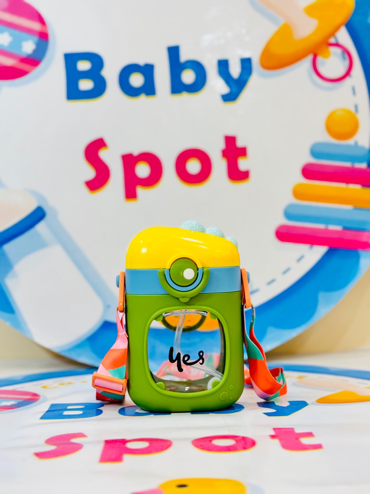 Keep your little one refreshed with this high-quality, BPA-free Sipper Bottle, designed for school, travel, and everyday adventures. With a spill-proof design and lightweight build, it's easy for kids to carry and use on their own.