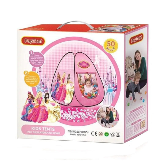 🏰 Barbie Pop-Up Play Tent – A Magical Hideaway for Little Dreamers! 💖✨
Transform playtime into a fairy-tale adventure with our Barbie Pop-Up Play Tent, designed for endless fun and imagination! Featuring vibrant Barbie-themed prints, this portable tent is perfect for little princesses to create their own magical world—right in their room.
🔹 Why Kids & Parents Love It?
✨ Instant Pop-Up Design – No assembly required, just unfold and play!
🏡 Indoor & Outdoor Fun – Great for bedrooms, playrooms, or garden