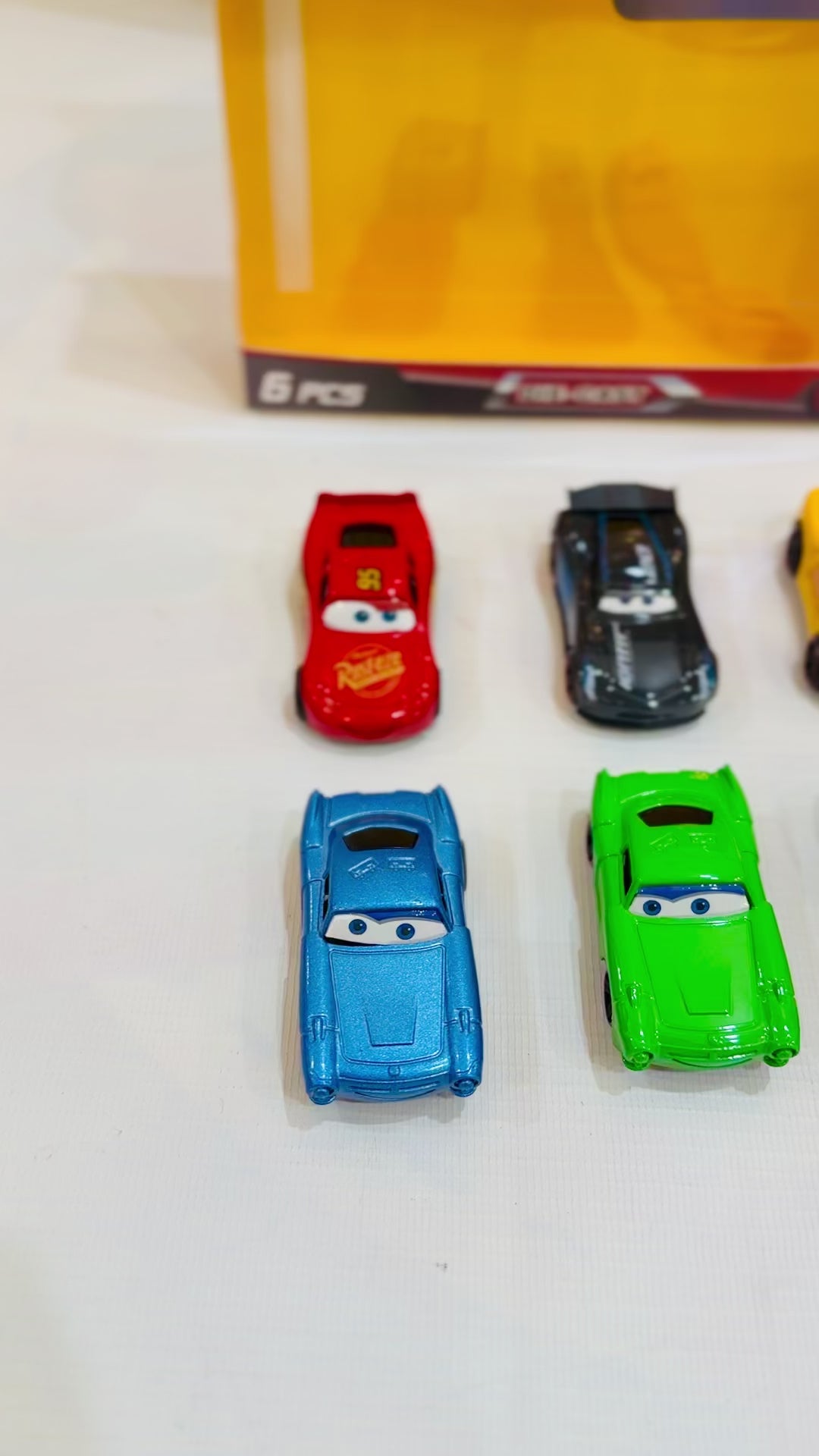 Rev up your child's imagination with this 6-Piece Character Metal Cars Set! Perfect for little car enthusiasts, this set features vibrant, detailed cars inspired by their favorite characters. Made from premium-quality metal, these mini cars are built for speed, style, and endless playtime fun.