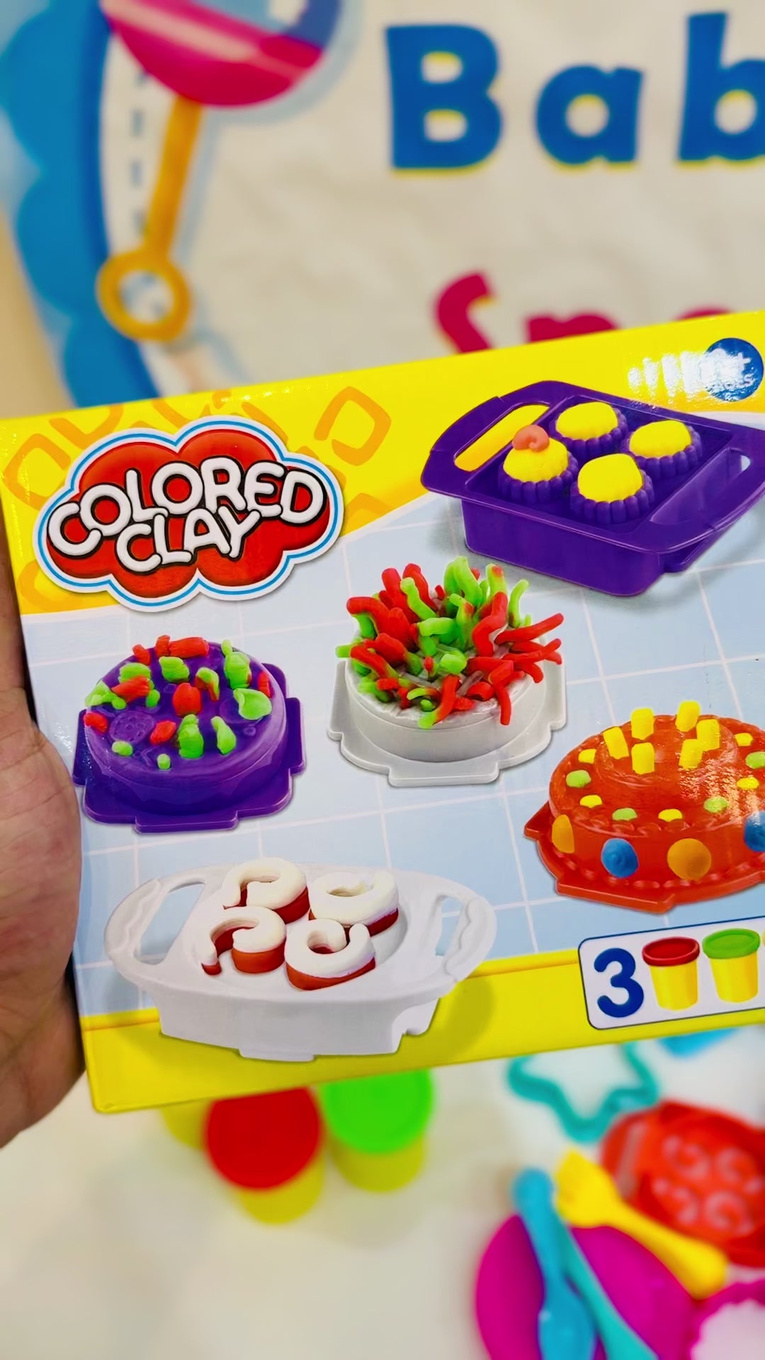 Let your child's imagination run wild with this Kids Colored Clay Set! Made from high-quality material, this set is perfect for shaping, molding, and creating endless clay masterpieces.