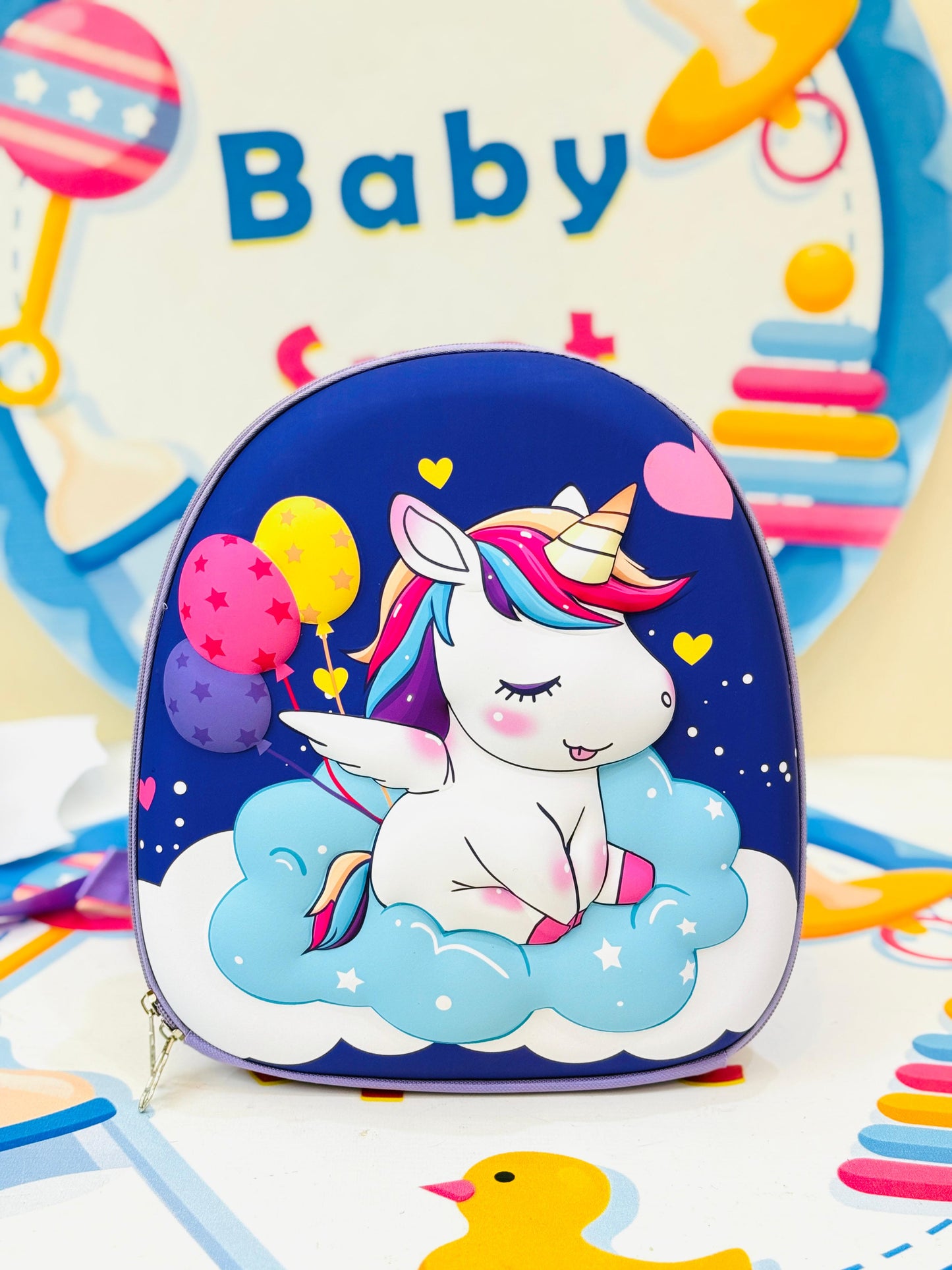 3d unicorn bags - 12 inches- picnic bag/ pre nursery
