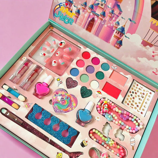 Children’s 2 in 1 unicorn Makeup & Jewellery Box – Glamour & Fun in One! -