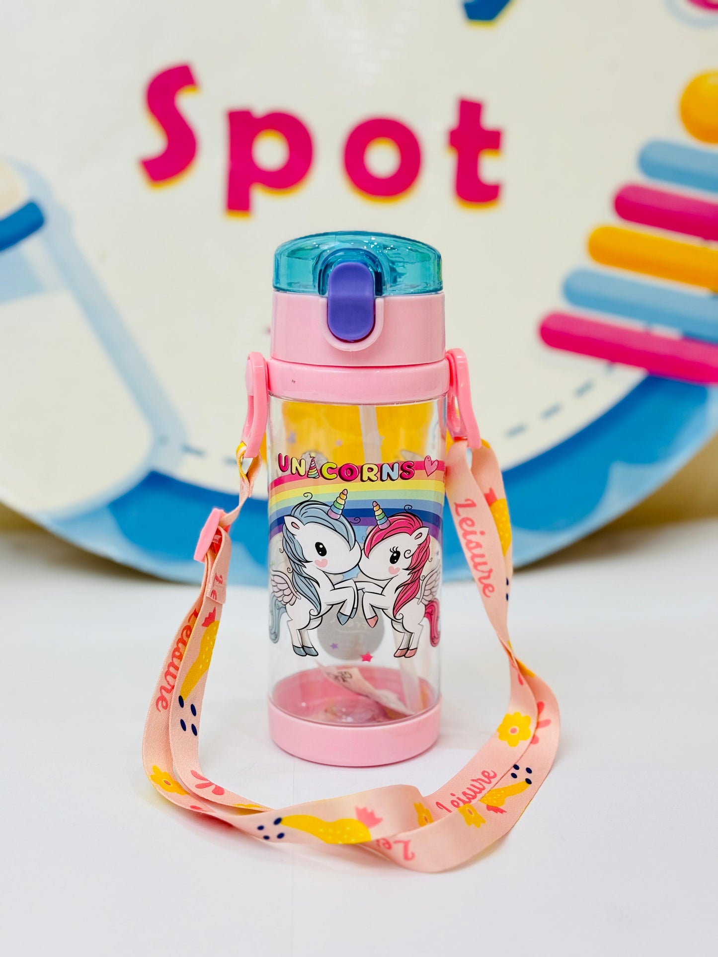 Unicorn Premium Kids' Sipper Bottle β Hydration Made Fun!