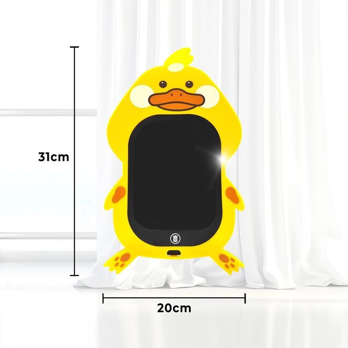 Duck shaped Lcd Panel Colourful writing Tablet 10 inch