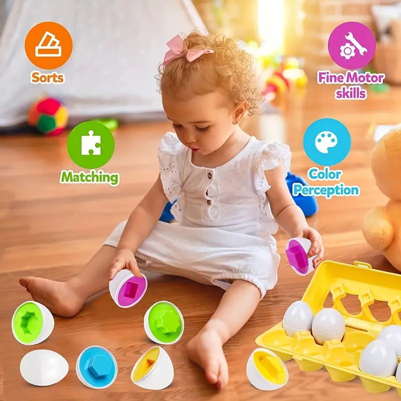 π₯ Matching Egg Game Toy β Fun Learning Begins with a Click! π¨πΆ