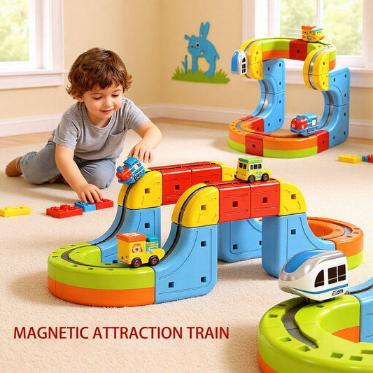 Magnetic Laviation Track train Educational toy for kids