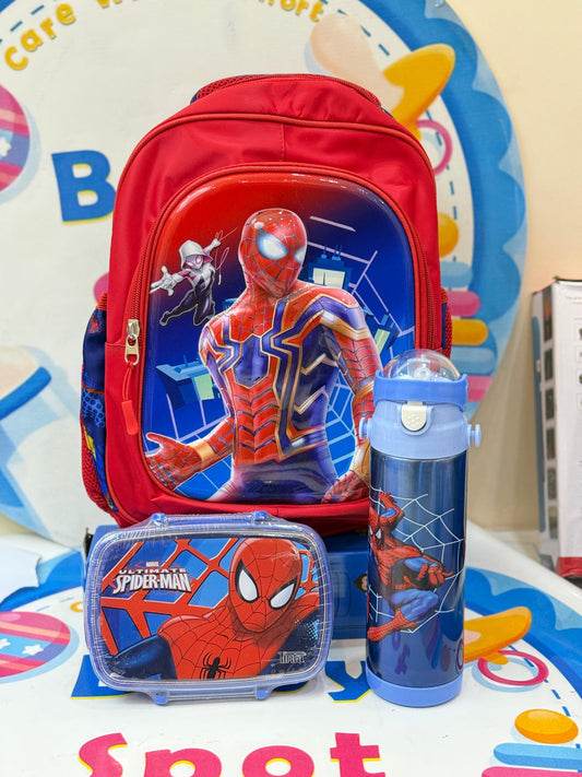 14 inches Spiderman bag set