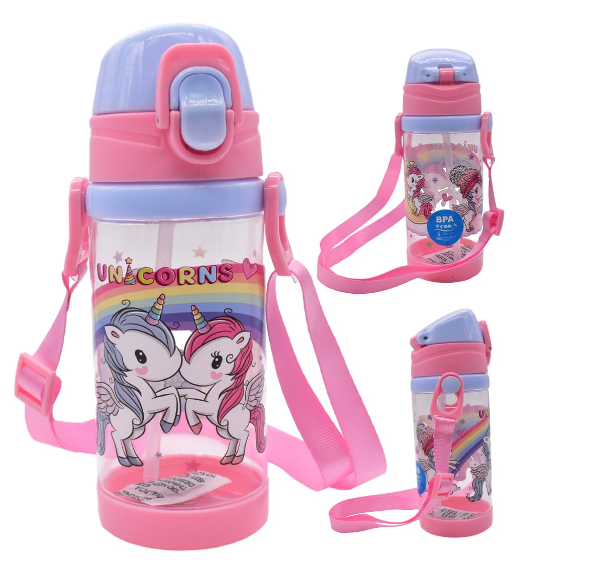 Unicorn Premium Kids' Sipper Bottle β Hydration Made Fun!