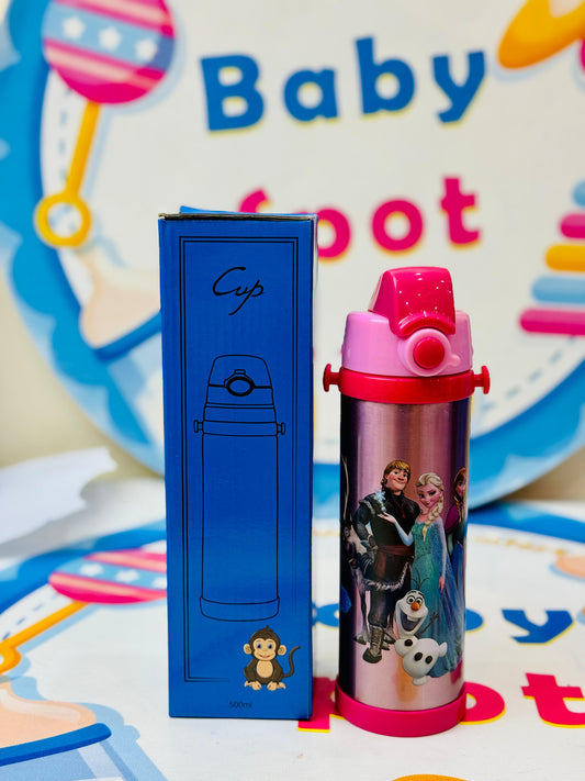 Elsa frozen themed hot and cool steel sipper-500ml