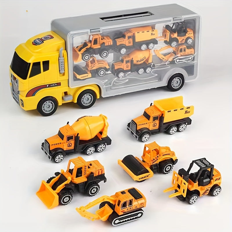 Construction vehicle truck set - 6 vehicles