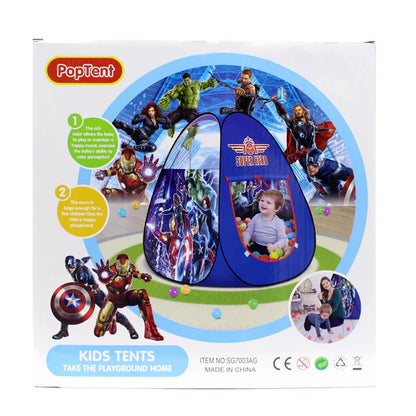 Super Hero kids play tent house with 50 balls