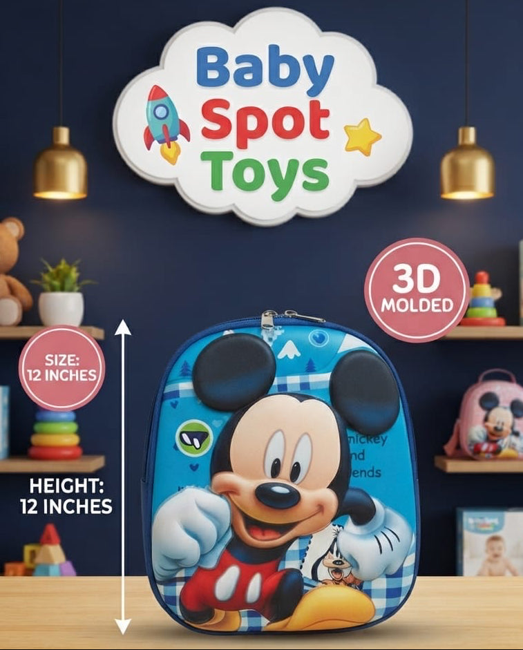 3D Mickey Mouse kids backpack