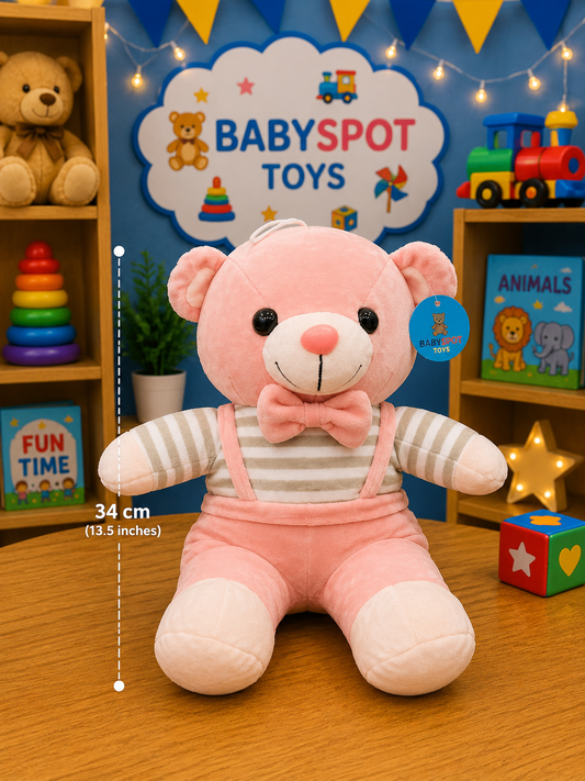 Pink Teddy Bear Plush Toy – 34cm