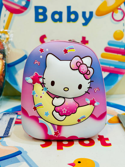 3D Kitty character backpack for children