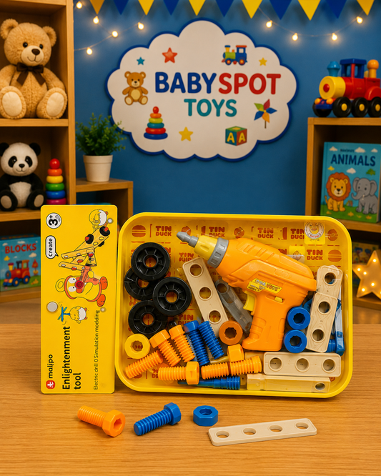 Creative Tools Set For Kids With Drill Machine