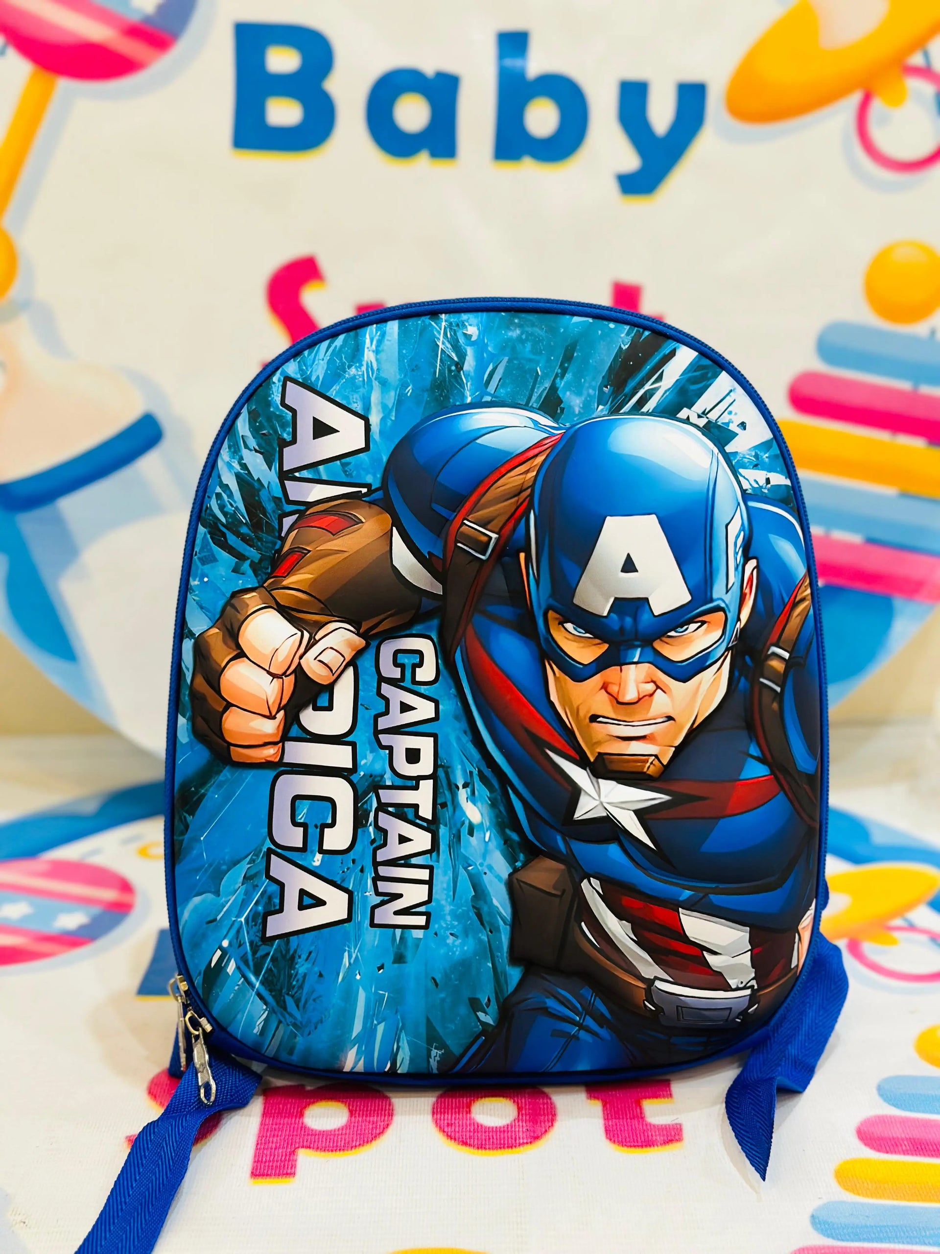 Baby 3D Captain America Bag – Baby Spot Toys