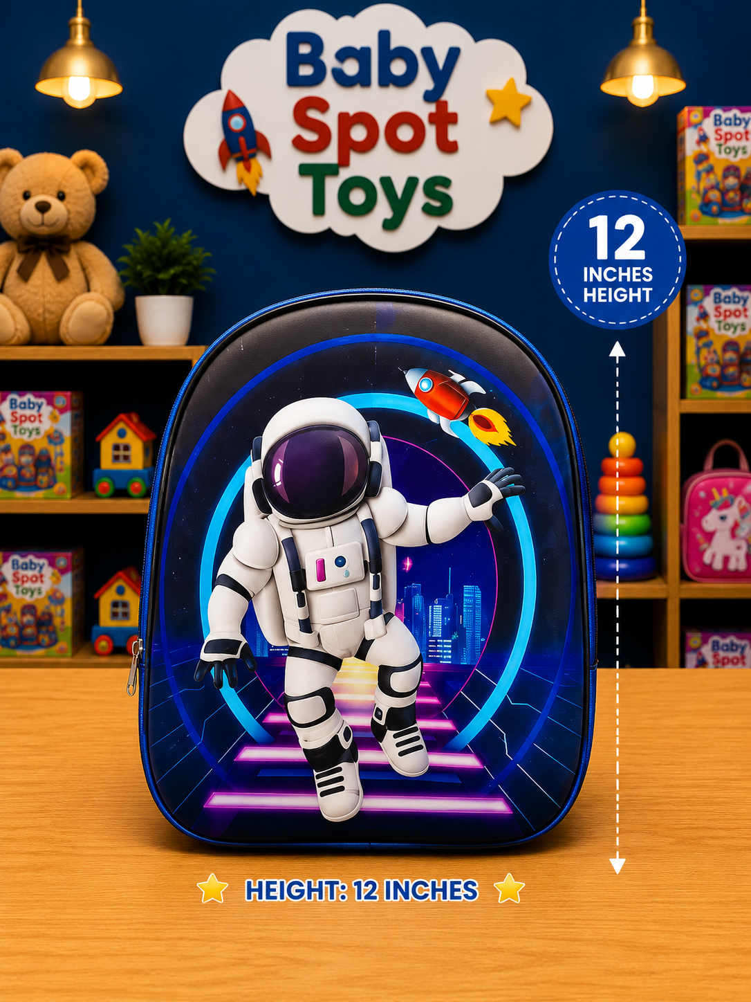 Baby 3D Space Astronaut backpack for kids
