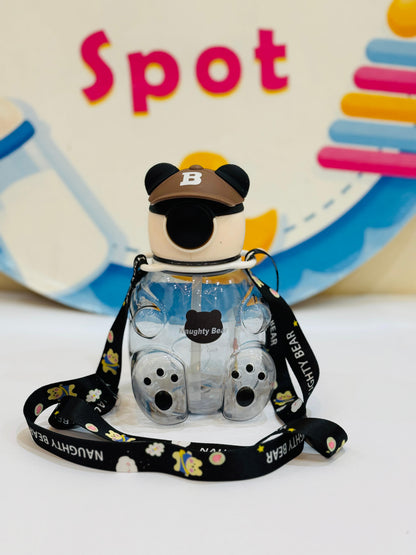 Bear shaped 750ml kids water bottle