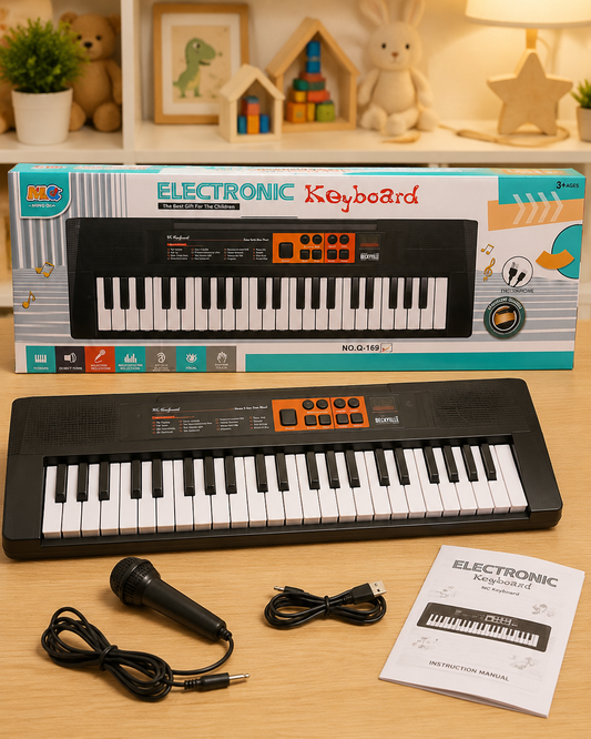 Electronic Keyboard with Microphone – Kids Musical Piano