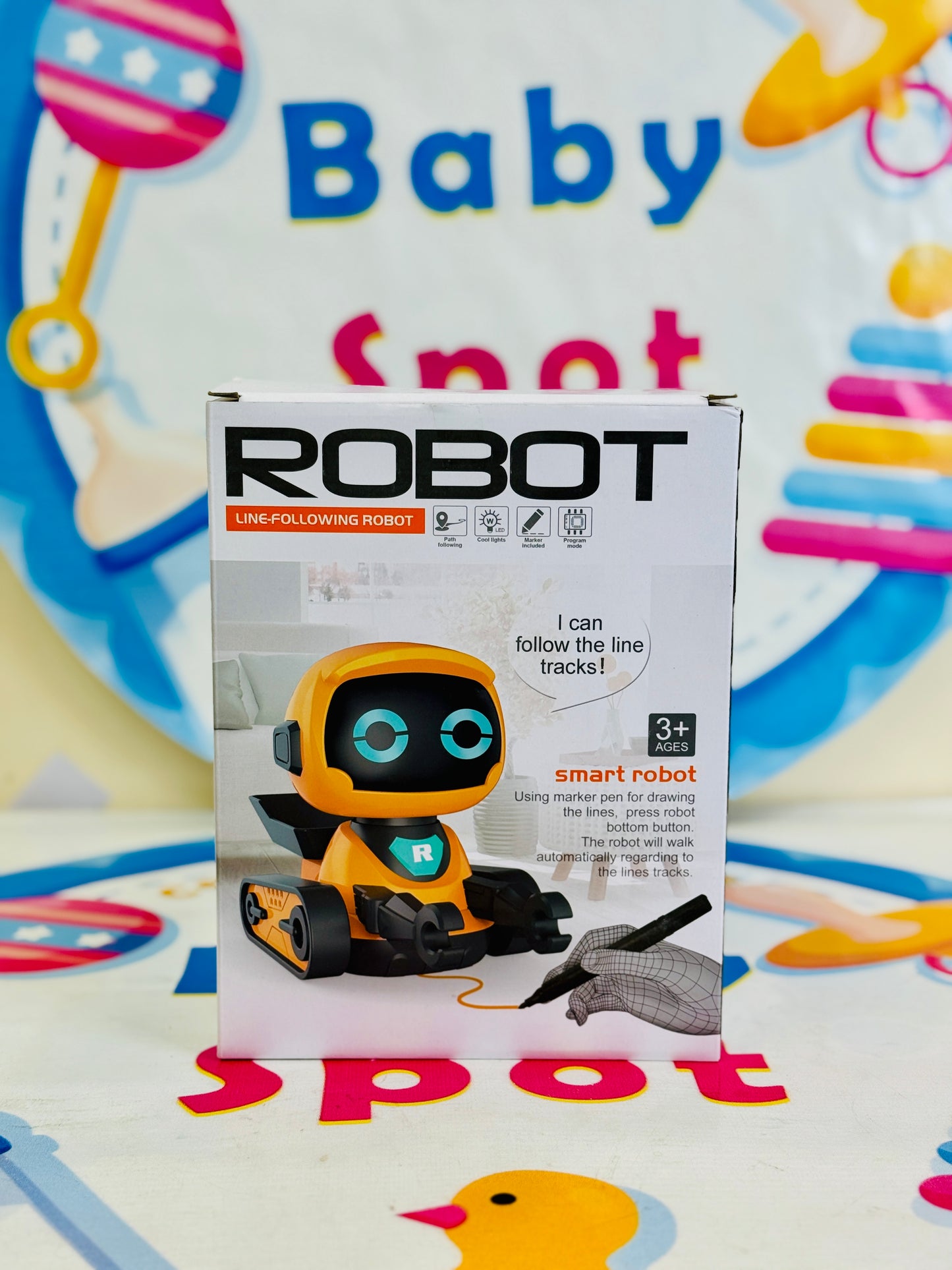 Intelligent Line Follower Robot Toy