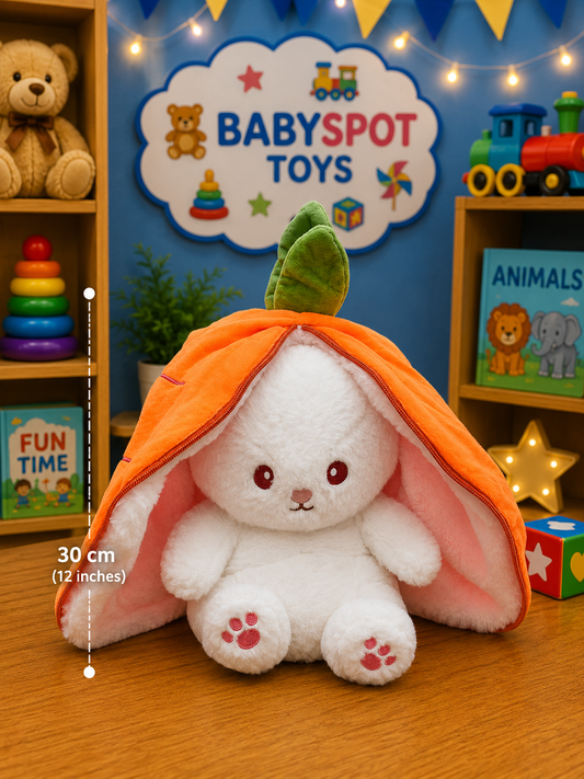 Carrot Bunny Plush Toy