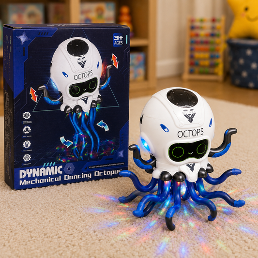 Watch the Octopus Dance, Spin &amp; Light Up! 🌈
