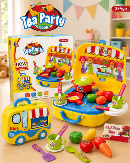Deluxe kitchen set pretend play toy