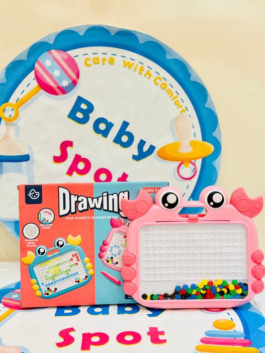 Crab Magnetic Drawing Board – Fun Learning for Little Hands!