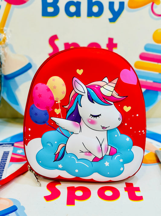 Baby 3D Unicorn Bag (RED)