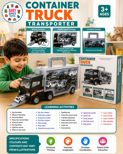 Car transporter truck toy for children