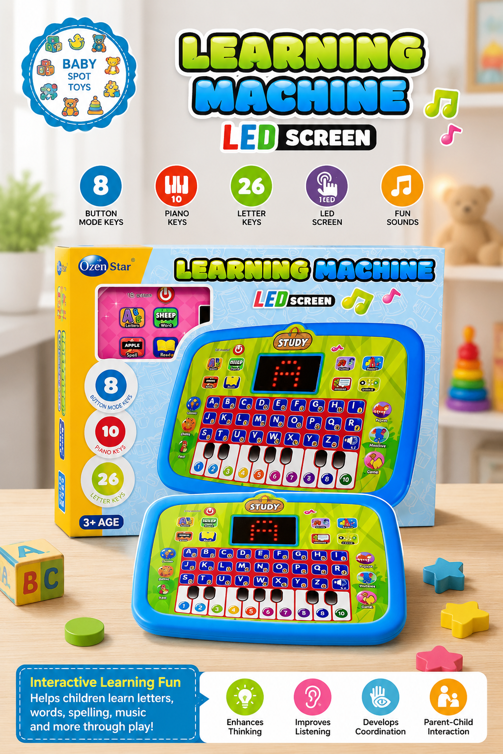 Intelligence learning machine educational toy for kids