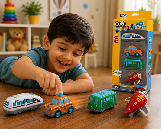 Cute Dinkies Vehicle Set – 4