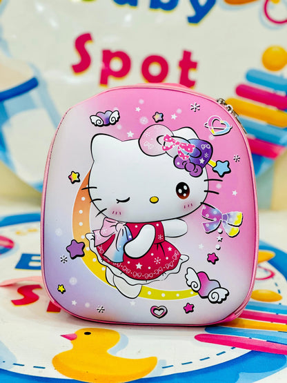 3D Kitty character backpack for kids